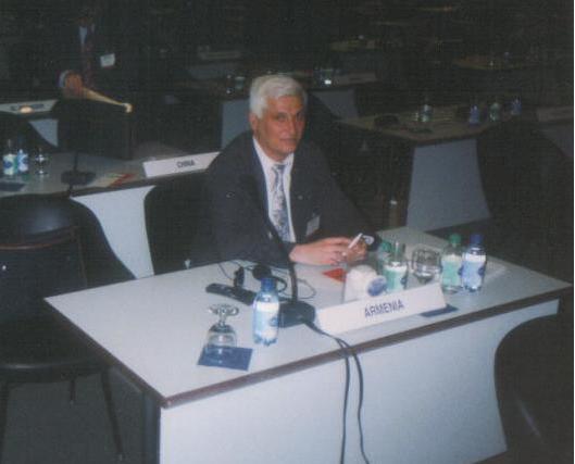 ABF President Sergey Sargsyan. Lausanne. 2000 год